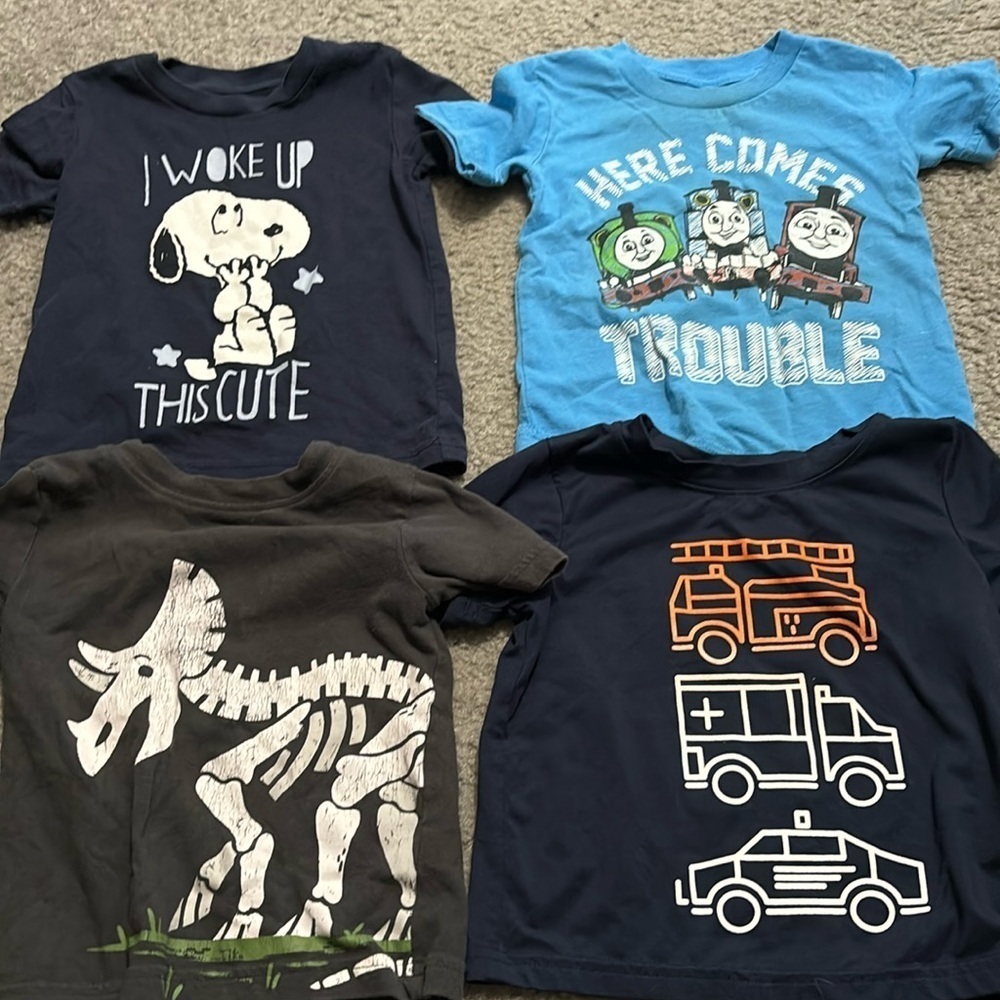 4 jumping bean Tee shirts- Size 12 months- boys shirts